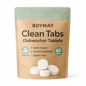 Plastic-Free Eco-Friendly Dishwashing Pods and Dishwasher Detergent Tablets