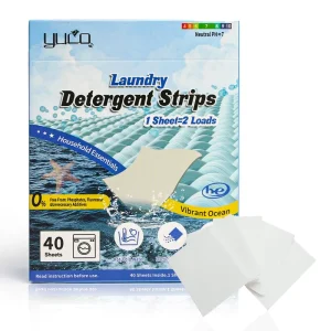 Plastic-Free Laundry Detergent Sheets, Strips, or Tablets, 80 Loads