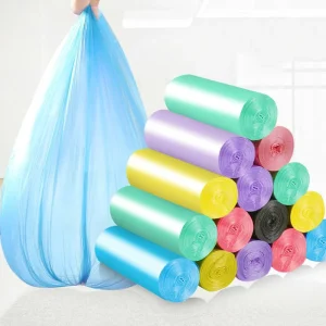 Plastic Garbage Bags for Household, Kitchen, and Trash Can Use
