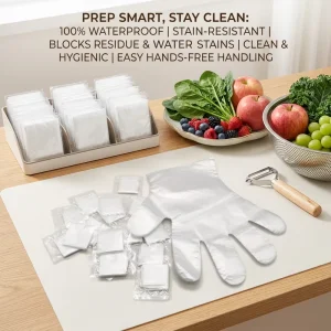 Plastic Gloves PE Gloves Food Safe Gloves Household Gloves for Kitchen Food Service Protection