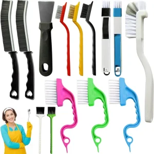 Plastic-Handle Nylon Dish Brush for Shoes and Home Cleaning