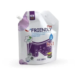 Plastic Liquid Detergent Packaging Bag Self-Standing Spout Pouch Reusable