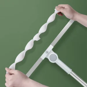 Plastic Long Handle Aluminum Alloy Multifunction Eco Friendly Window Floor Cleaning Wiper Hard Paper Squeegee 35cm