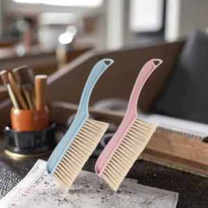 Plastic Long-Handle Bed Brush for Sofa, Carpet, and Dust Cleaning