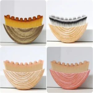 Plastic Lymphatic Contour Face Brush Contour Facial Brush Gua Sha Eye and Neck Care Cleaning Brush