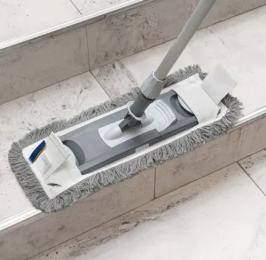 Plastic Mop Frame PP Flat Telescopic Foldable Magnet Lock System Professional Commercial Use Industrial Cleaning Tool