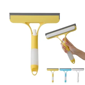 Plastic Multi Functional Shower Squeegee with Spraying Water and Window Cleaning for Shower Glass Doors Bathroom
