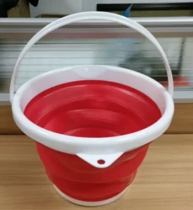 Plastic Retractable Folding Bucket with Handle