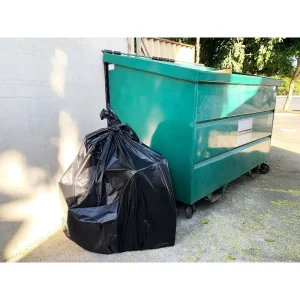 Plastic Roll Trash Bag Bin Liner 45 50 55 Gallon Garbage Bag Drawstring Rubbish Bags for Home Office Packing