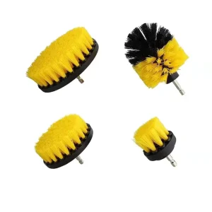 Plastic Roller Cleaning Brush Set Multi Functional Hard Surface Scrubbing for Toilet Bathroom Tile Grout Car Shower Surfaces