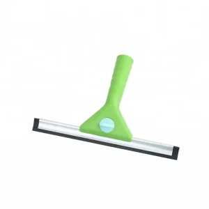 Plastic, Rubber and Aluminum Glass Window Cleaning Tool, Handheld Scraper Squeegee, 25cm