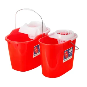Plastic Thickened Wringer Mop Bucket for Floor Cleaning Household Use