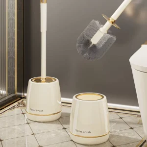 Plastic Toilet Brush Cleaning Bathroom No Dead Corners Floor standing Punch free Magic Brush
