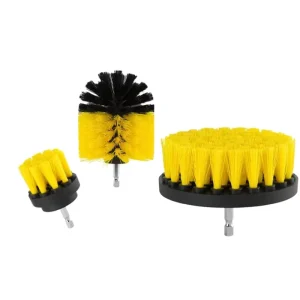 Plastic for Set Power Scrubber Roller Cleaning Brush Kit Multi Functional for Bathroom Tile Grout Car Surface Shower