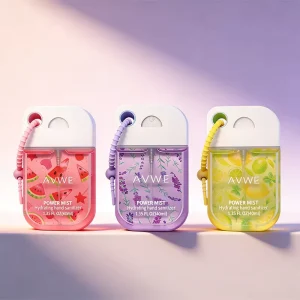Pocket Portable No rinse Moisturizing Hand Liquid Soap Lavender Scented Hand Sanitizing Spray Custom Mini Travel Set