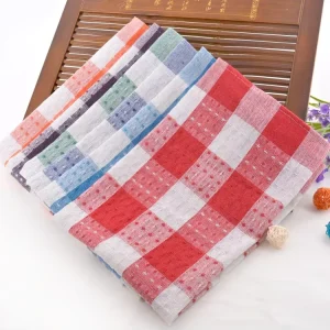 Polyester Cotton Woven Kitchen Tea Towel Eco Friendly Quick Dry Antimicrobial Super Absorbent Dish Cloth