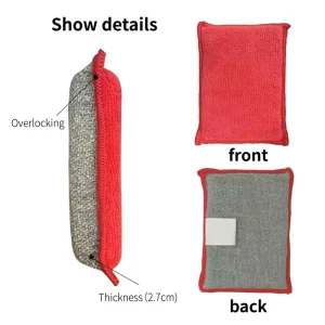 Polyester Kitchen Scouring Pad Oil Absorbent Sponge Mat Anti-Ultraviolet Washing