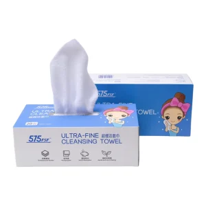 Polyester Warp Knit Facial Tissue Ultra Fine Cleansing Towel Thickened Microfiber Disposable Face Washcloth 20 PCS