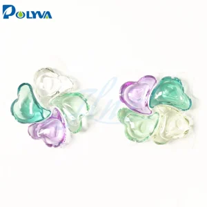 Polyva Multi Chamber Laundry Detergent Pods Water Soluble Deep Clean Fabric Softener Laundry Capsules Household Washing Pods