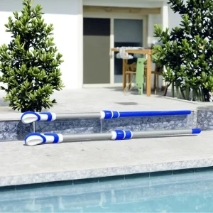 Pool Telescopic Pole Aluminum Pole 0.8 mm Thickness Pool Cleaning Tools and Accessories with Anti Slip Grip and Swivel Lock