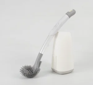 Popular Golf Head Long Handle Toilet Cleaning Brush Silicone Toilet Brushes for Bathroom Cleaning Bendable Silicone Brush Head
