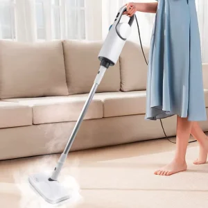 Portable 1500W Steamer Mop with Triangle Head Handheld High-Temperature Sofa and Floor Cleaner
