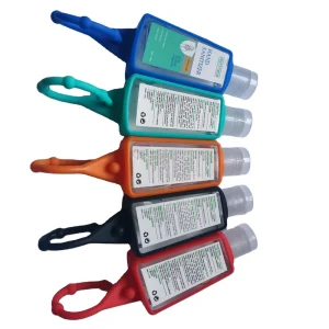 Portable 30ml Hand Sanitizer with Silicone Holder
