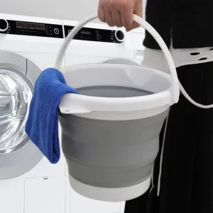 Portable 5L Collapsible Water Bucket Foldable Plastic Pail for Home Outdoors Car Wash Camping Fishing