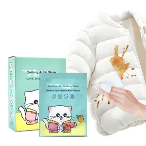 Portable Cleaning Wipes for Down Jackets, Clothes and Shoes