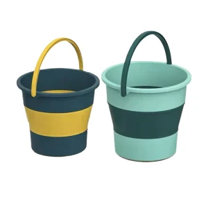 Portable Collapsible PP+PET 10L Car Wash Bucket with Lid Waterproof Outdoor Fishing Camping Household Cleaning