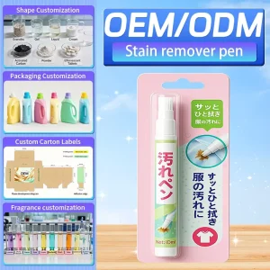 Portable Custom 10ml Clothes Stain Removing Pen OEM Stain Free No Fragrance No Active Ingredients Cleaning Products