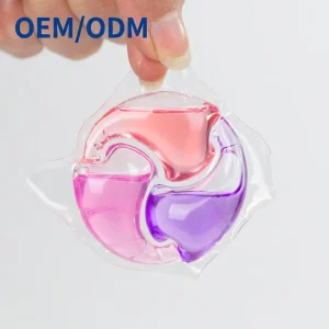 Portable Eco Friendly Disposable Apparel Gel Long Lasting 8 Times Stain Removal Effect Anti Bacterial 50% 80% Active Laundry