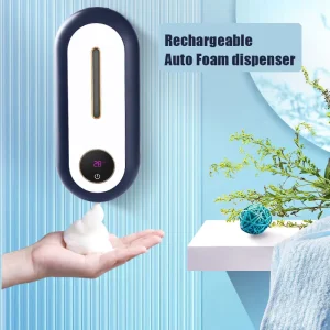 Portable Electric USB Automatic Sensor Soap Dispenser Mini Hand Sanitizer Machine 450ml Capacity Non Contact Hand Washing Device