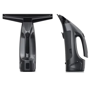 Portable Electric Window Vacuum Cleaner with Handheld Glass Wiper and Spray