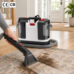 Portable Floor Care Equipment with Wet-Dry Function Low Noise Operation Carpet Extractor Vacuum Cleaner