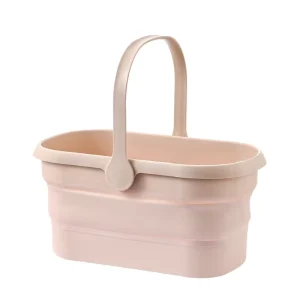 Portable Folding Drain Mop Washing Bucket Retractable PP Plastic Laundry Bucket for Bathroom and Household