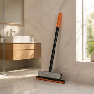 Portable Household 360 Degree Rotatable Cleaning Tool Window Washer Wiper Shower Squeegee for Glass Cleaner Bathroom