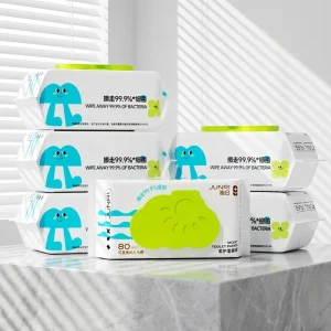 Portable Household Wet Cleansing Wipes Eco Friendly Flushable Moist Toilet Tissue Travel Size for Cleaning