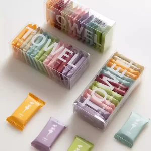 Portable Mini Disposable Compressed Nonwoven Face Towels Soft Hand Face Tissues for Home Outdoor Travel Camping Hiking Sports