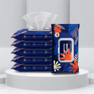 Portable Mini Pocket Eco friendly Flushable Moist Toilet Tissue Travel Size Wet Wipes For Adults Cleansing Wipes
