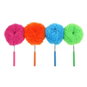 Portable Mini Soft Microfiber Flexible Bendable Washable Duster with Long Handle for Home and Car