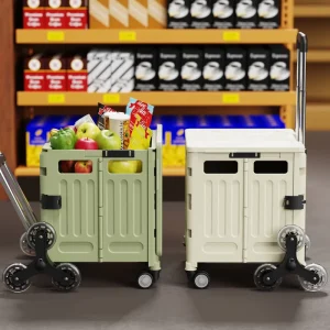 Portable Outdoor Folding Storage Trolley Cart 30L 40L