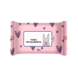 Portable Package 10 PCS Travel Bags Makeup Remover Wet Wipes Facial Cleaning Face Care Wipes