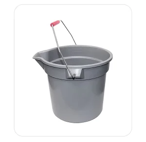 Portable Plastic Round Buckets With Handle Small Water Bucket for Garden Garage Household Cleaning Tool Accessories