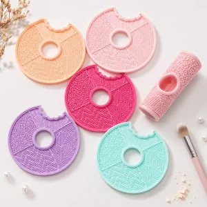 Portable Reusable Silicone Brush Washing Pad Deep Cleaning Beauty Tools Makeup Brush Cleaner