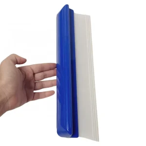 Portable Silicone Blade Car Window Squeegee Plastic Handle Streak Free Water Remover for Auto Windshield and Mirror
