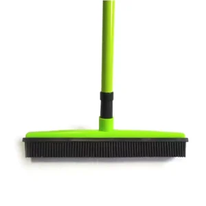 Portable Silicone Pet Hair Remover Carpet Floor Telescopic Broom Squeegee Soft Cleaning Push Rubber Broom