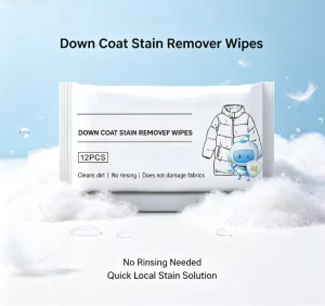Portable Stain Remover Wipes Non-Woven Eco-Friendly Extra Soft for Clothes Suits and Shirts