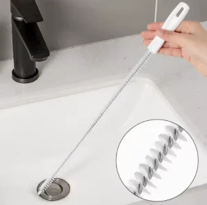 Portable Steel Wire Pipe Cleaner Drain Hair Remover Brush