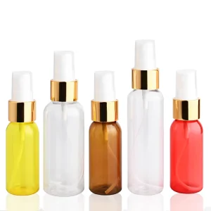 Portable Transparent Hand Sanitizer PET Plastic Pump Mist Spray Bottle 2oz 30ml 60ml 200ml Customizable Private Labeling